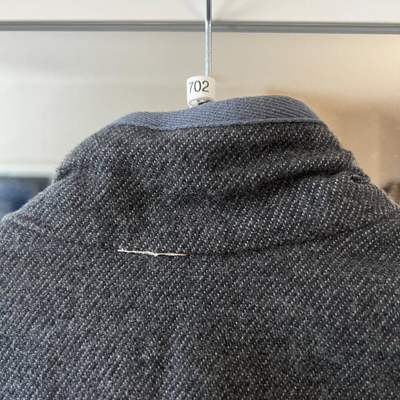 702 Men's Faherty Reversible Vest Jacket Size Medium Color Grey Blue - Picture 7 of 7